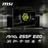 MSI MAG 255F E20 25" Full HD 200Hz 0.5ms Gaming Monitor